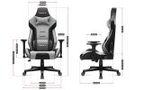 Gaming-stol - Huzaro Force 7.6 Grey #3