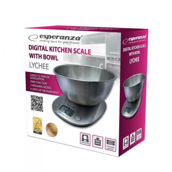 Esperanza LYCHEE Metallic Bordplade Oval Elektronisk kkkenvgt #4