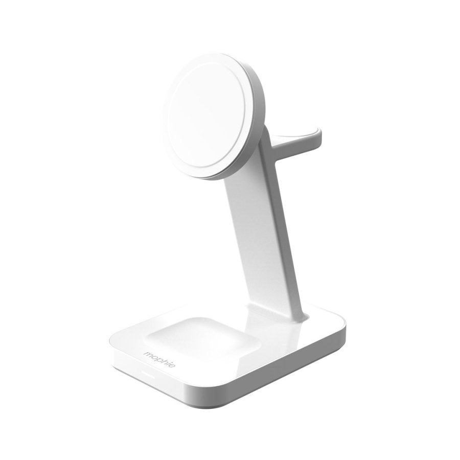 mophie Snap+ 3-in-1 Wireless Charge Stand Headset, Smartphone, SmartWatch Hvid USB Tr�dl�s opladning Hurtig opladning Indend�rs #1