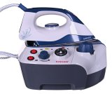 SINGER SHG6201 Dampstrygning station 850 W 1,2 L Rustfri strygesl Sort, Bl, Gr #1