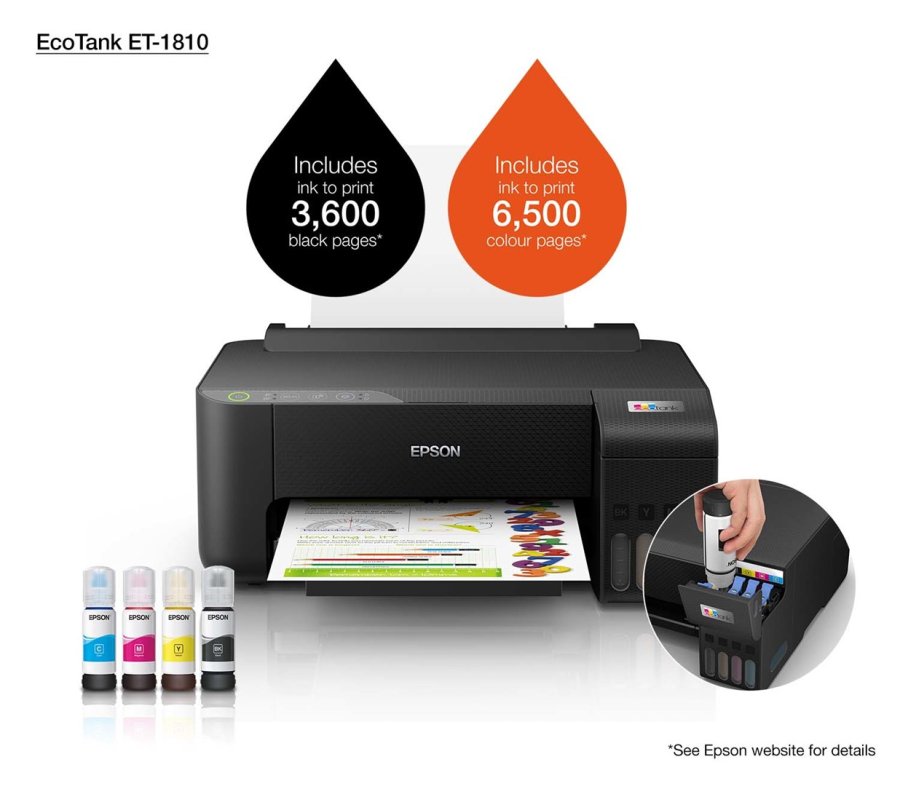 Epson EcoTank ET-1810 blkprinter Farve 5760 x 1440 dpi A4 Wi-Fi #19