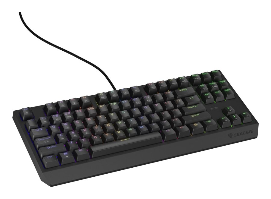 GENESIS Thor 230 TKL tastatur Spil USB QWERTY US engelsk Sort #4