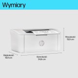 HP LaserJet M110w Tr�dl�st Sort og hvid Printer #5