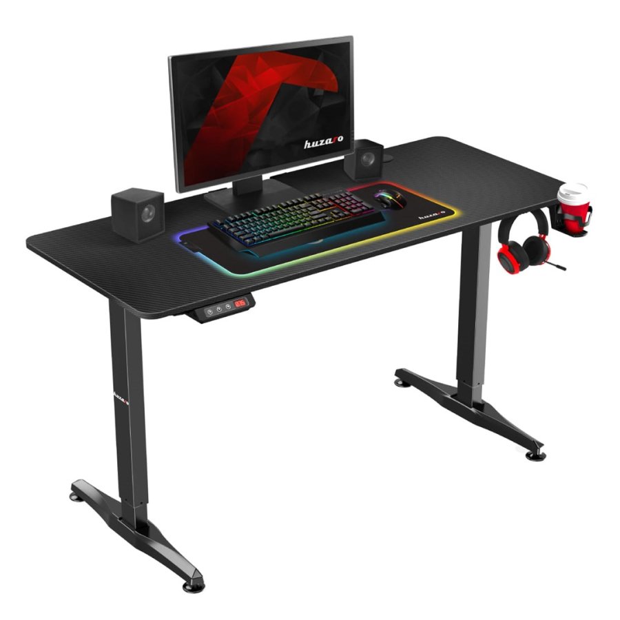 GAMING SKRIVEBORD HUZARO HERO 8.5 SORT #1
