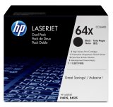 HP Originale 64X LaserJet-tonerpatroner med h�j kapacitet, sort, 2-pak #1
