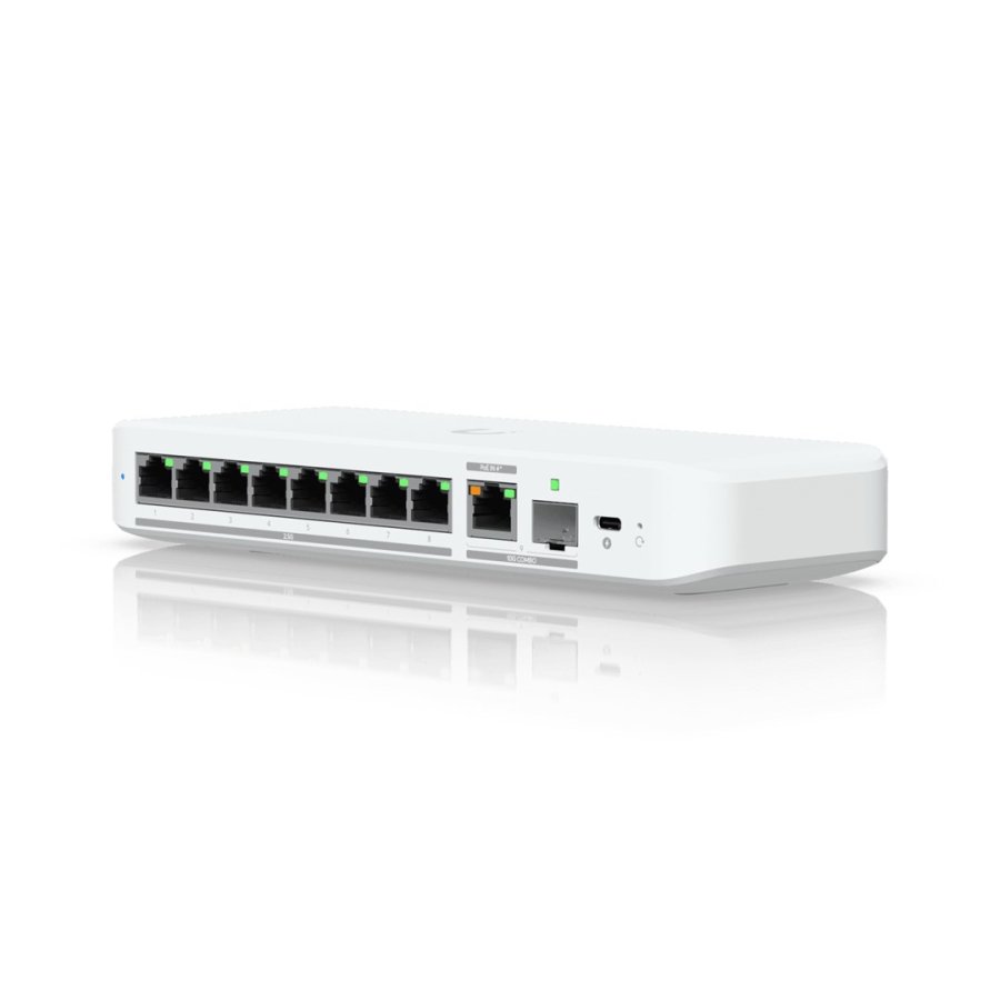 Ubiquiti UniFi Flex 2.5G Managed L2 2.5G Ethernet (100/1000/2500) Power over Ethernet (PoE) Desktop/Wall-Mounting White #1