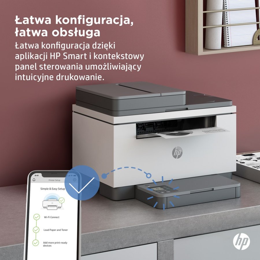 HP LaserJet MFP M234sdw Printer, Sort og hvid, Printer til Sm kontorer, Print, kopiering, scanning, Scan til e-mail; Scan til PDF; Kompakt strrelse; Energibesparende; Hurtig tosidet print; 40-arks ADF; Dual-band Wi-Fi #18
