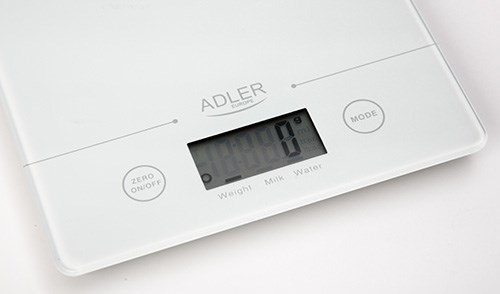 Adler AD 3138 w kkken- og ditvgt Elektronisk kkkenvgt Hvid Bordplade Firkant #4