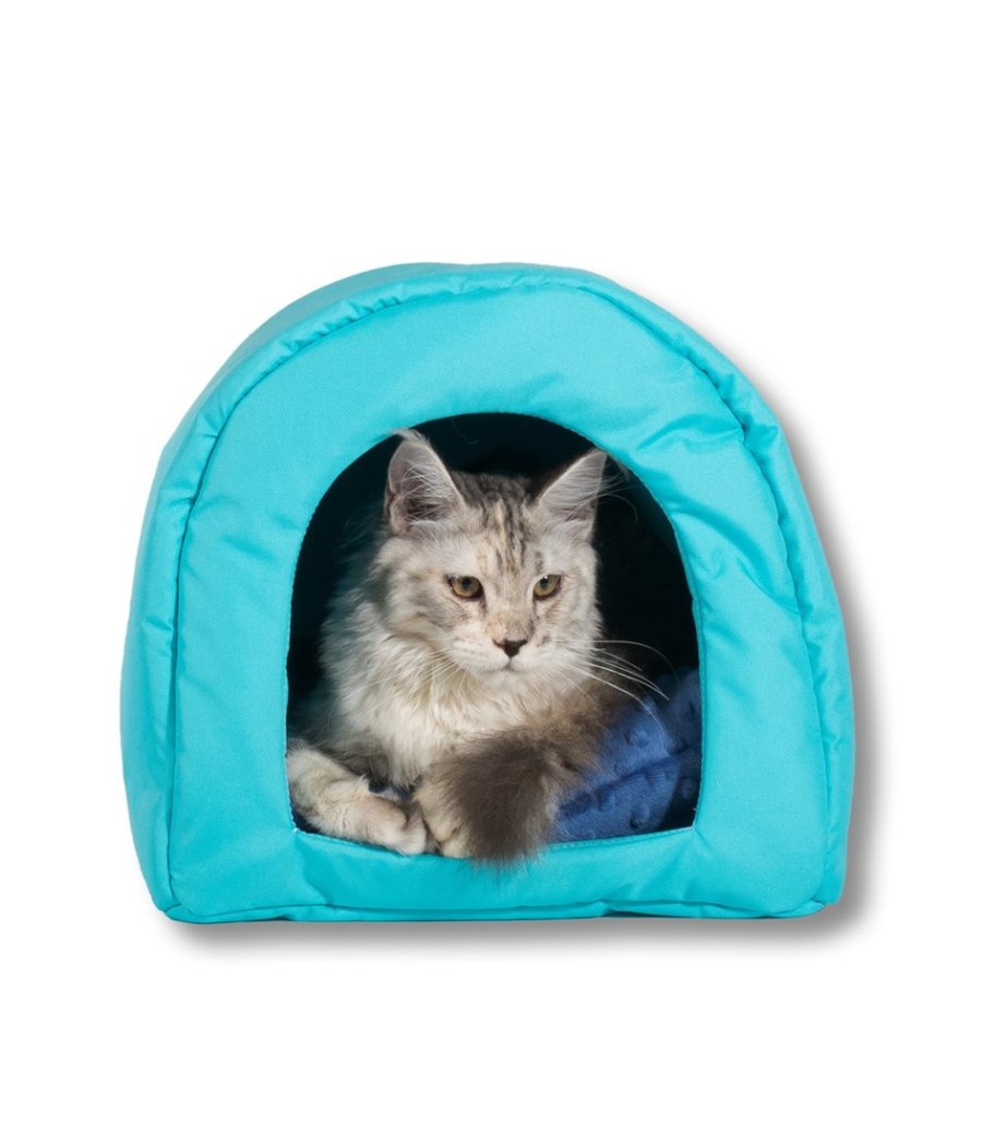 GO GIFT seng til katte og hunde - bl - 40 x 33 x 29 cm #2