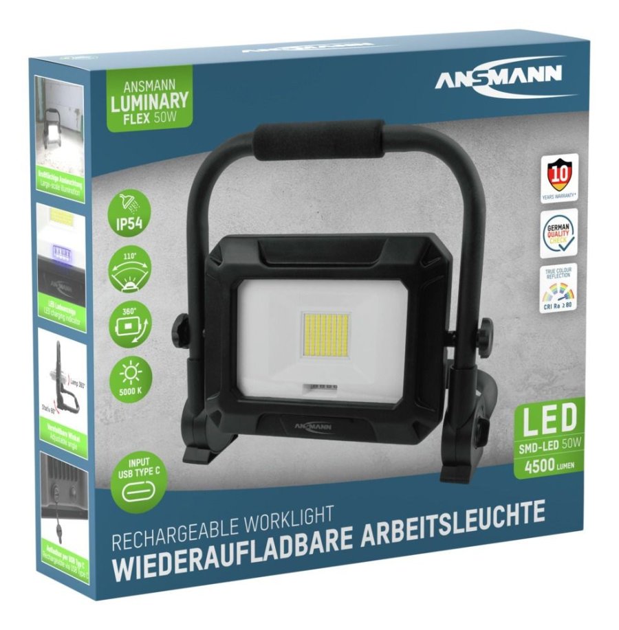 Ansmann FL50W-R Sort LED 50 W #8