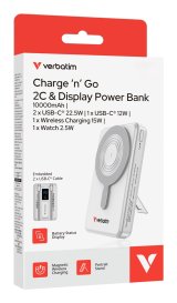 Verbatim 32273 powerbank Lithium polymer (LiPo) 10000 mAh Tr�dl�s opladning S�lv #4