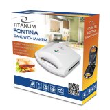 TITANUM TKT006W sandwichtoaster 1000 W Hvid #4
