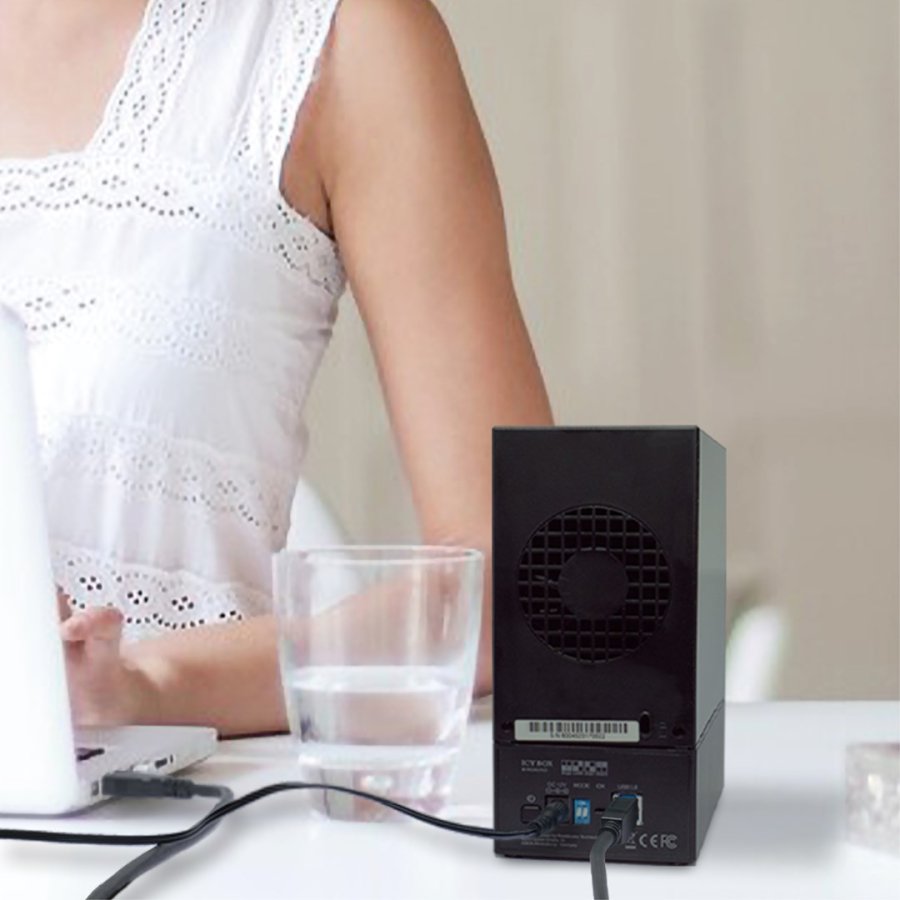 ICY BOX IB-RD3621U3 HDD/SSD kabinet Sort 3.5