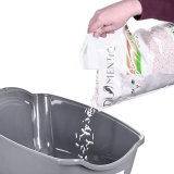 DIAMENTIQ BAYA white/light grey -  kattebakke - 55,5 x 40 x 38,7 cm #11