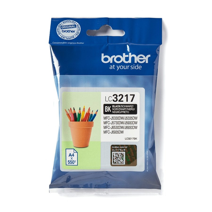 Brother LC3217BK blkpatron 1 stk Original Sort #1