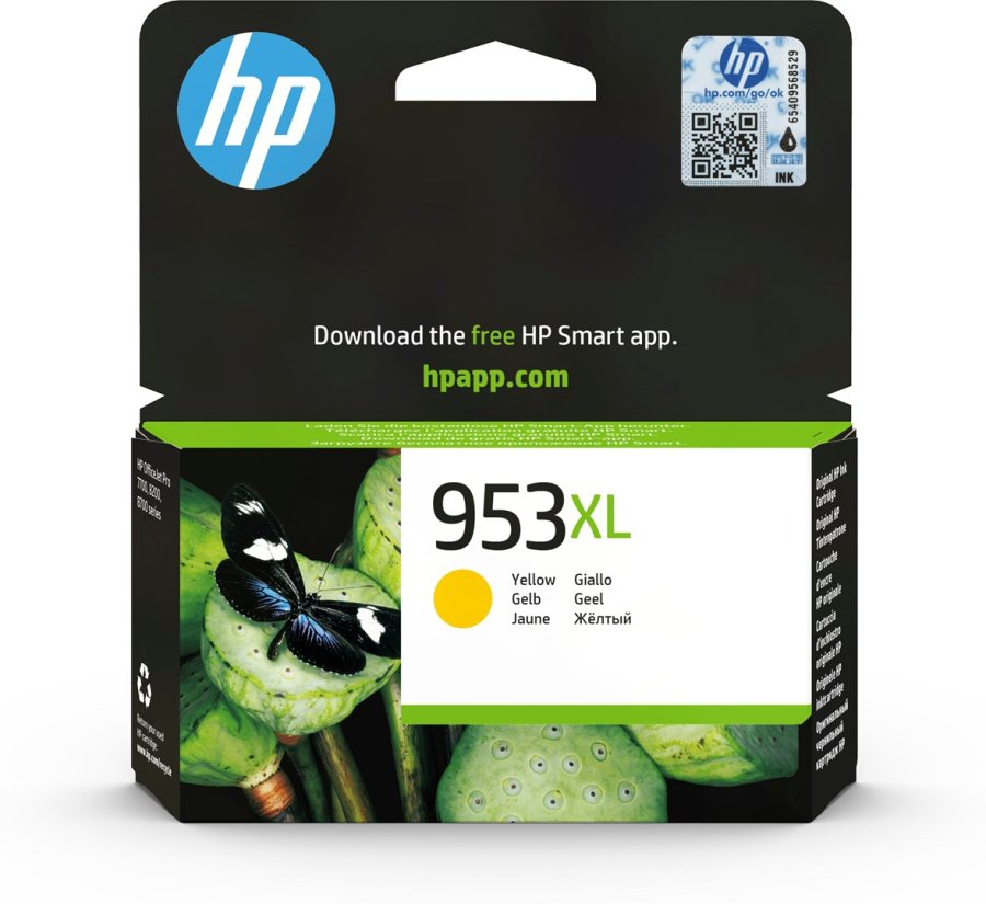 HP Original 953XL-blkpatron med hj kapacitet, gul #1
