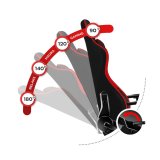 Huzaro HZ-Ranger 6.0 Red Mesh brnespilstol, sort og rd #10