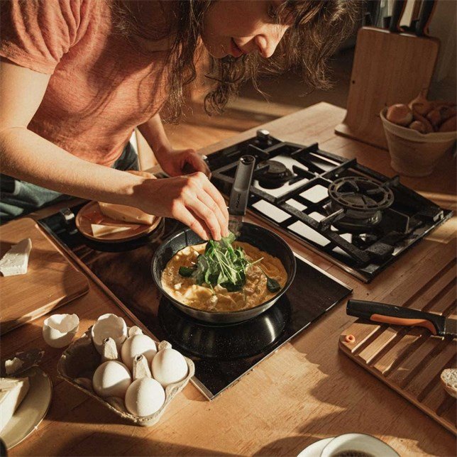 Fiskars 1072249 stegepande Gourmet stegepande Rund #25