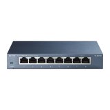 TP-Link TL-SG108 Ikke administreret Gigabit Ethernet (10/100/1000) Sort #1