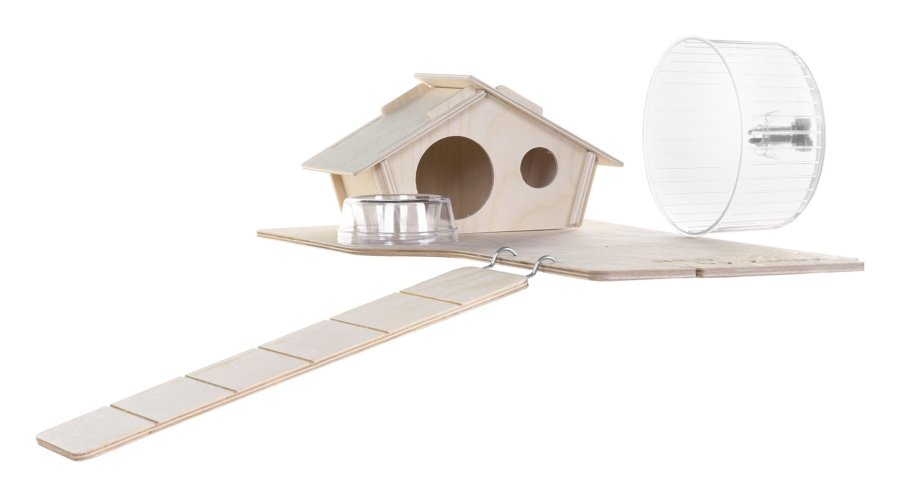 ZOLUX Neo Nigha small H36 sort - bur til gnavere - 1 stk. #6