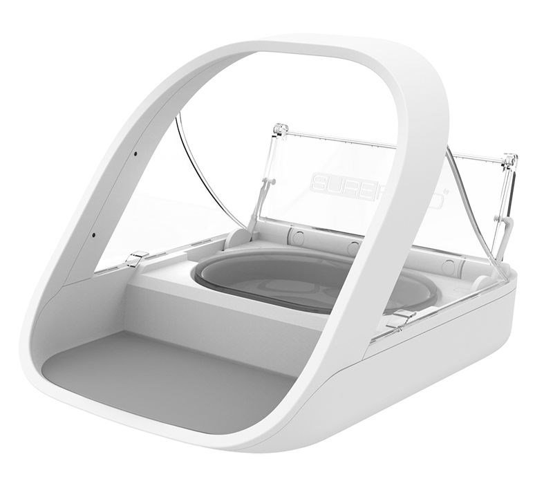 SureFlap MPF001 vandsk�l og foderautomat til hund og kat Plast Hvid Automatisk foderautomat til k�ledyr #1