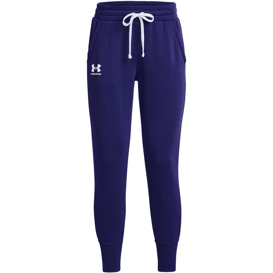 Women's Under Armour Rival Fleece trousers navy blue 1356416 468 #2