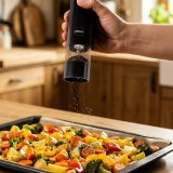 ELDOM ZMP5 BATTERIDREVET PEBER- OG SALTKV�RNES�T MED STATIV, SORT #7