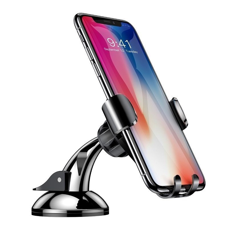 Baseus Osculum bilholder til telefon med tyngdekraft i bilen (sort) #3