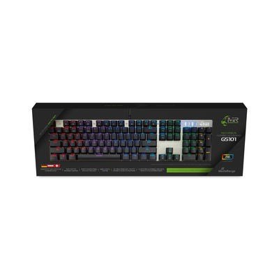 MediaRange MRGS101 tastatur Spil USB QWERTZ Tysk Sort, S�lv #1