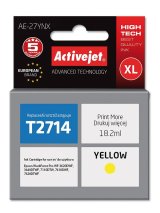 Activejet AE-27YNX Ink (erstatning Epson 27XL T2714; Supreme; 18 ml; gul) #1