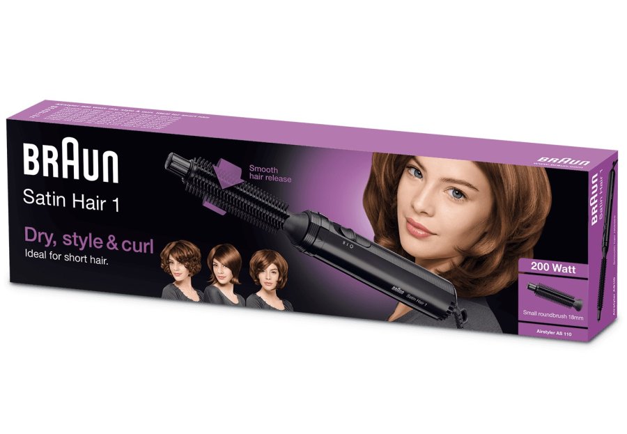 Braun Satin Hair 1 AS 110 Varmluftsbrste 200 W 2 m #6