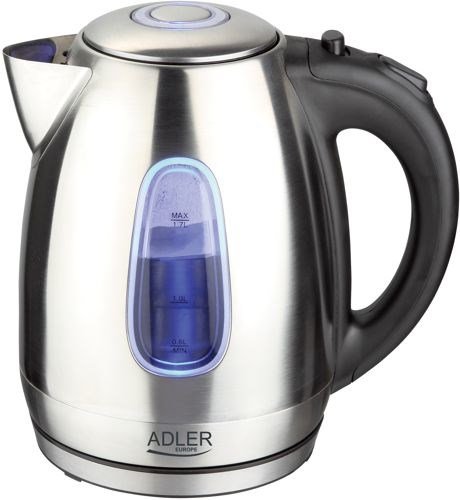 Adler AD 1223 elkedel 1,7 L Sort, Rustfrit stl 2200 W #1
