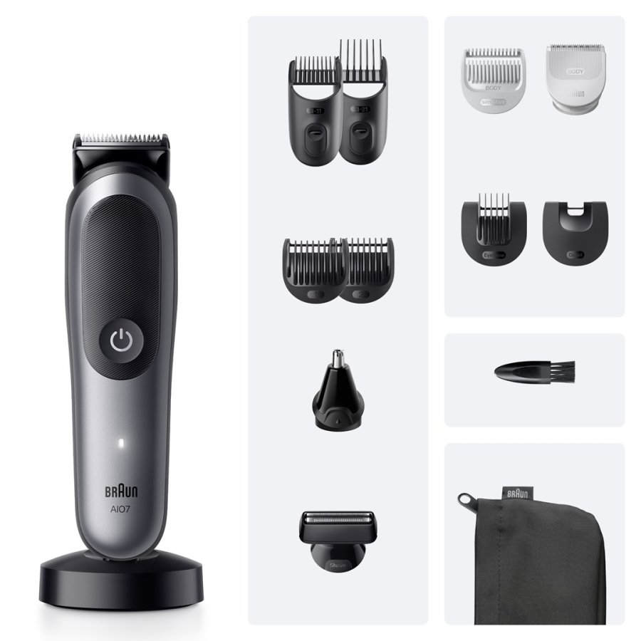 Braun 80789908 skg- og hrtrimmer Mrkegr 21 Lithium-Ion (Li-Ion) #2