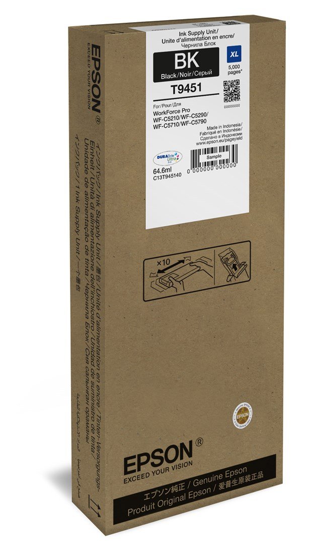 Epson C13T945140 blkpatron 1 stk Original Hjt (XL) udbytte Sort #2