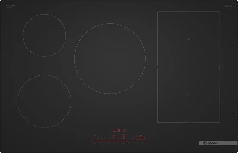 Bosch Serie 6 PVW81CHB1E kogeplade Sort Indbygget 80 cm Zone induktionskogeplade 5 zone(s) #1