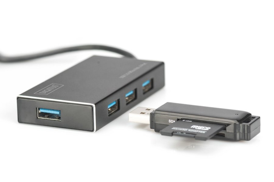 Digitus DA-70240-1 interface hub USB 3.2 Gen 1 (3.1 Gen 1) Type-A 5000 Mbit/s Sort #4