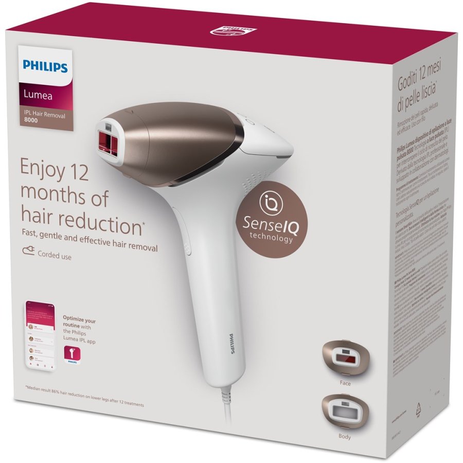 Philips Lumea Prestige Lumea IPL 8000 Series BRI945/00 IPL-h�rfjerningsenhed med SenseIQ #2