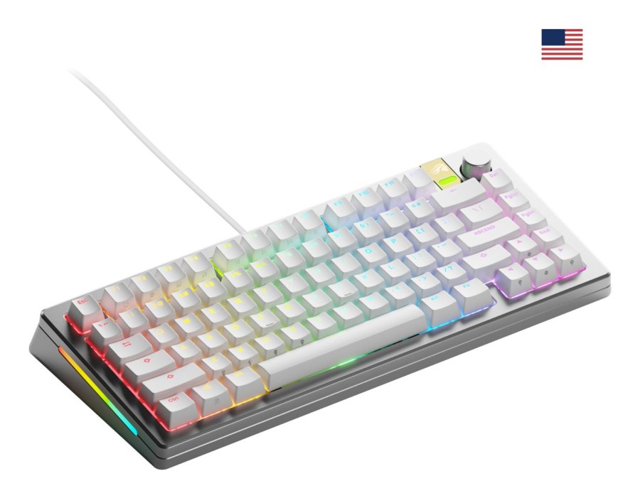 Glorious Gaming GMMK 3 PRO HE 75% Prebuilt tastatur Spil USB QWERTY US engelsk Slv #1