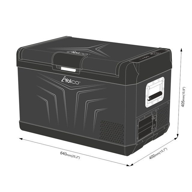 YOLCO GCX37 Black Brbart kompressorkleskab #19