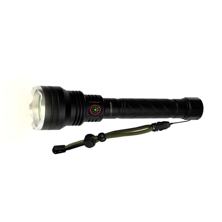 Esperanza EOT068 Lommelygte Sort, genopladelig LED Lommelygte #8