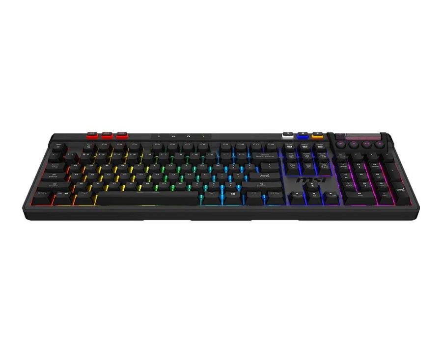 MSI STRIKE PRO WIRELESS tastatur Spil USB + Bluetooth QWERTY US engelsk Sort #2