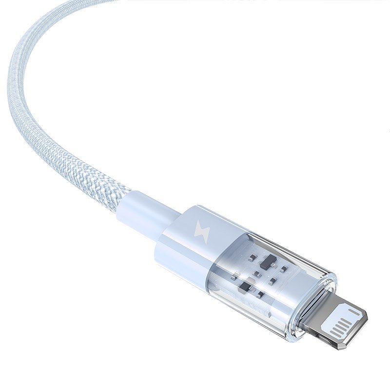 Baseus Gem USB til IP 2.4A hurtigopladningskabel 2 m Bl #3