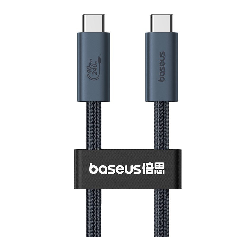 Baseus USB C til USB C-datakabel 1 m 240 W Sort #6