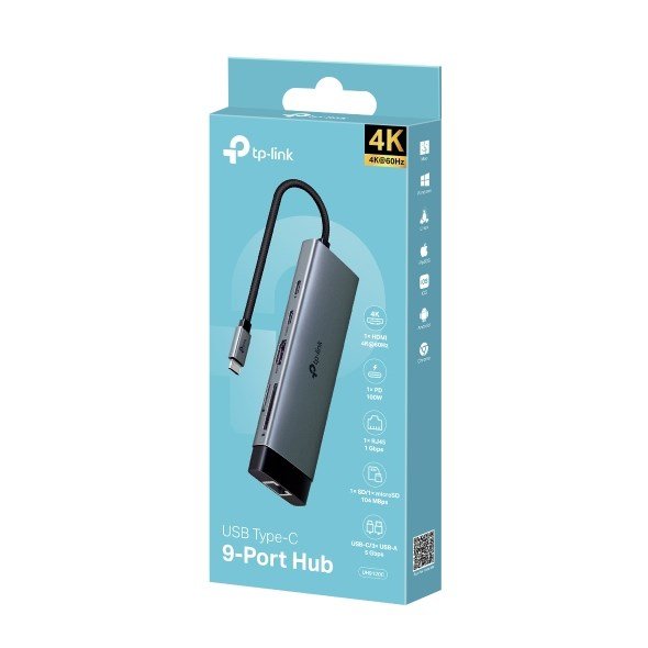 TP-Link UH9120C interface hub USB 3.2 Gen 1 (3.1 Gen 1) Type-C 5000 Mbit/s #4