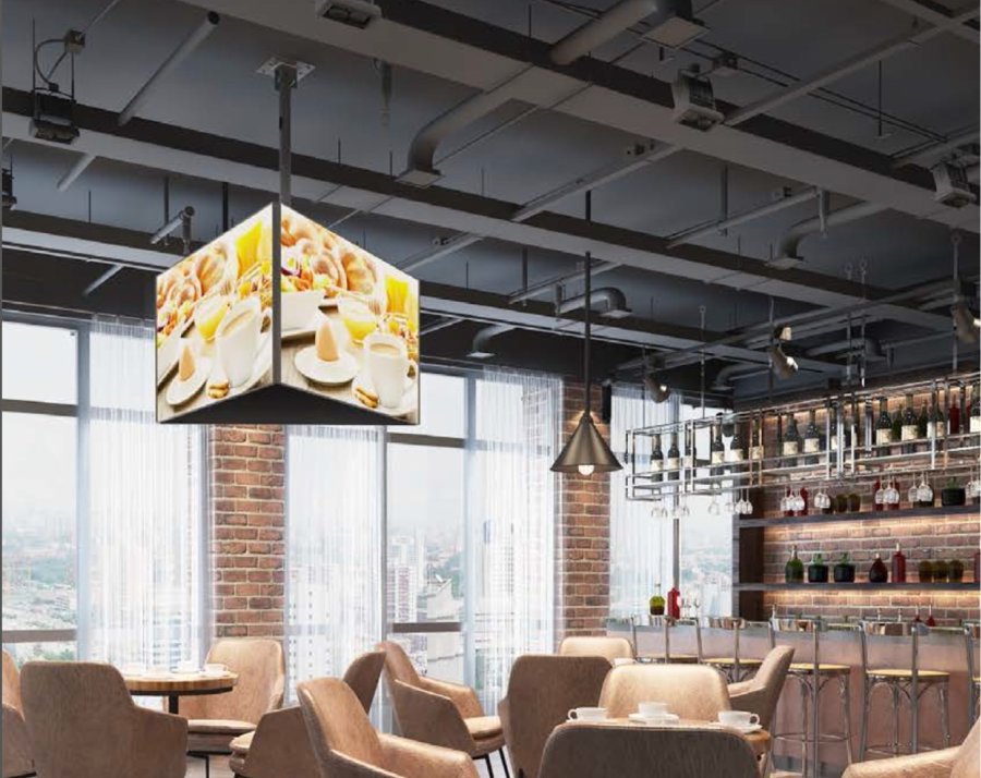 Equip 650371 skrmbeslag til skiltning 165,1 cm (65