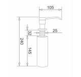 PYRAMIS 028102501 sbebeholder Krom, Rustfrit stl #4