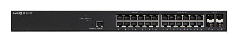 LANCOM GS-3628XP Administreret L2/L3 2.5G Ethernet (100/1000/2500) Str�m over Ethernet (PoE) 1U Sort #1