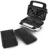 Tefal Snack XL SW7011 sandwichtoaster 850 W Hvid, Rustfrit stl #2