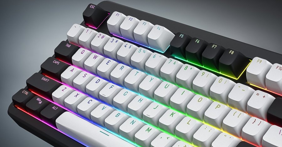 HATOR Rockfall 3 TKL Wireless tastatur Universel USB + RF Wireless + Bluetooth QWERTY Engelsk Hvid #20
