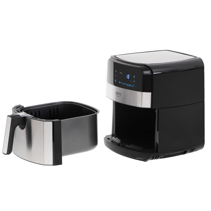 Camry Premium CR 6311 frituregryde Enkelt 5 L Enkeltstende 2500 W Varmluftsteger Sort, Rustfrit stl #8